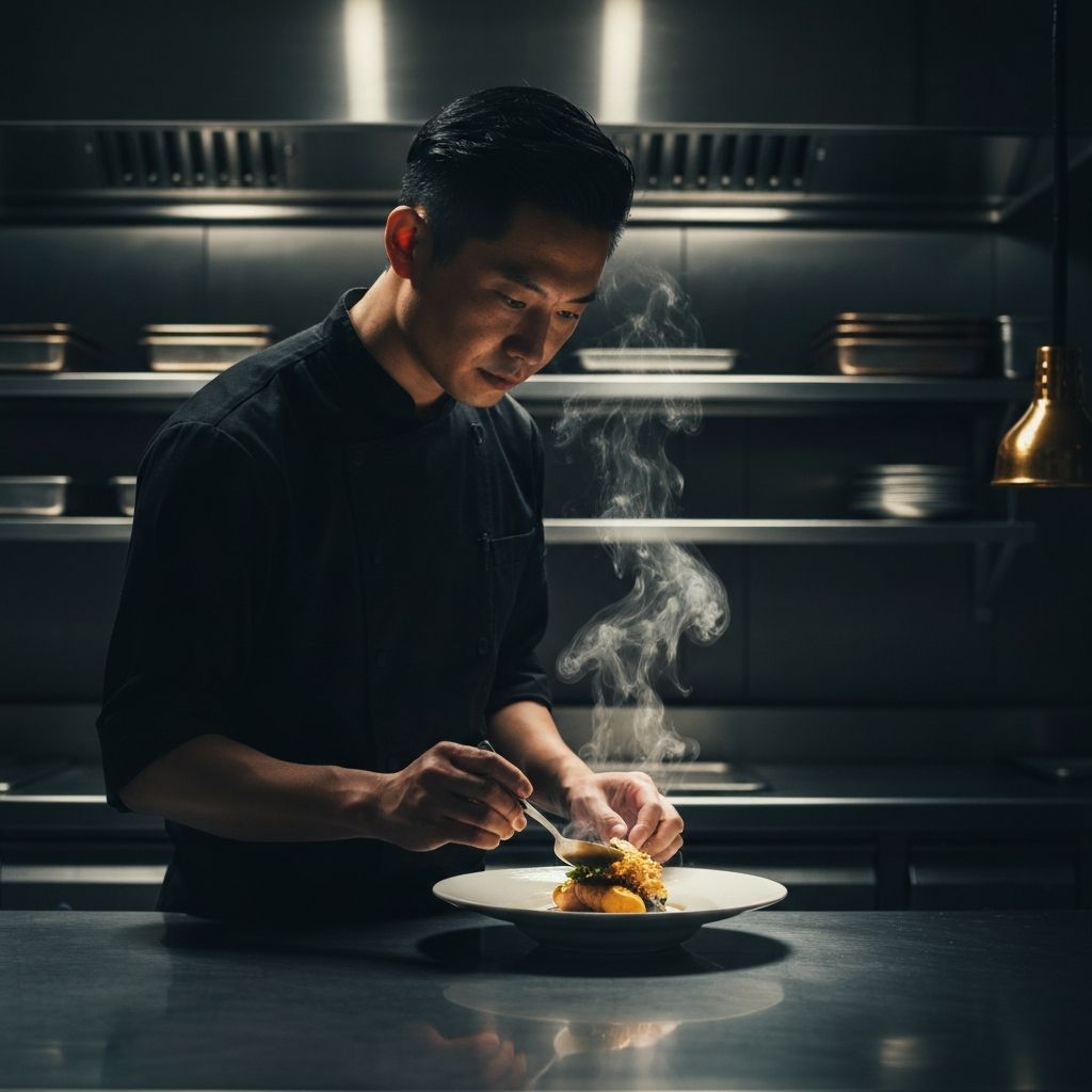 Chef Hanami en cuisine